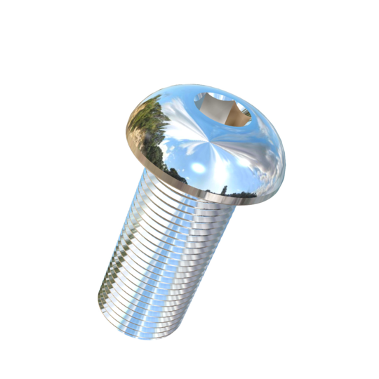 Titanium 1-12 X 2-1/4 UNF Button Head Socket Drive Allied Titanium Machine Screw